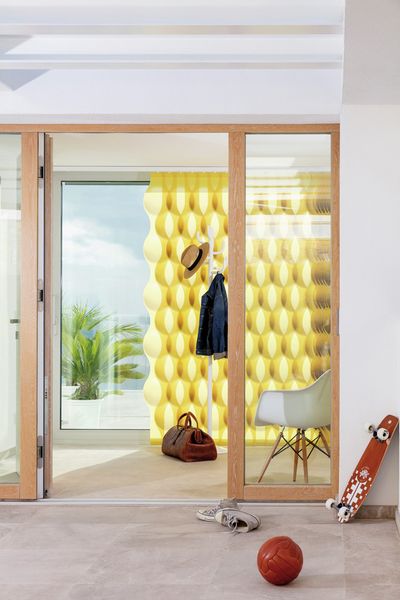 Vertikal-Lamellen, SG 2960, Multi Visio, Casa Violi, Mallorca, Spain, Vertical Waves