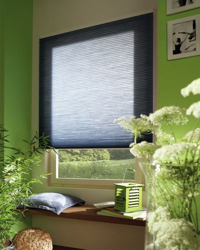 Plissee-Systeme, Room shot "Private House" DUETTE®
