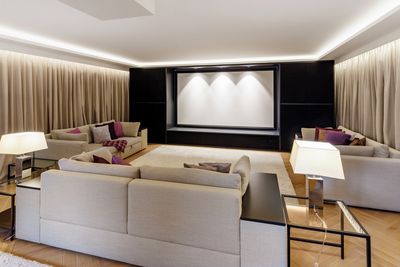 Vorhang-Systeme, SG 5600, Customer Fabrics, Villa at the lake, Lucerne, Switzerland