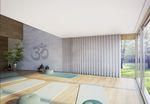 Vorhang-Systeme, SG 3870, Yoga room, recessed curtain track Vorhang-Systeme, SG 3870, Yoga room, recessed curtain track