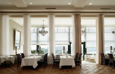 Raffrollo-Systeme, Colorama 1, Room shot "Hotel Chateau Gütsch", Lucerne, Switzerland