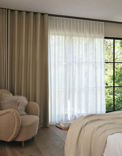 Vorhang-Systeme, SG 6465, Leviso, Private House, Cardiff, United Kingdom, Black