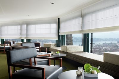 Raffrollo-Systeme, Colorama 1, Room shot "Hotel Chateau Gütsch", Lucerne, Switzerland